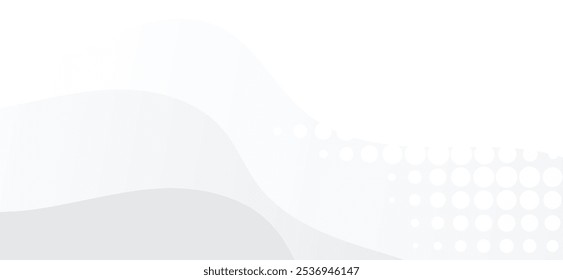 Minimal geometric white light background design.