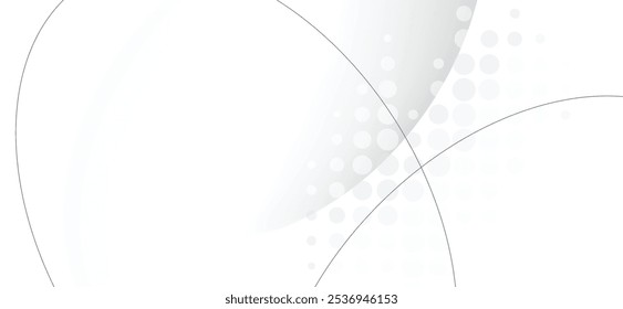 Minimal geometric white light background design.