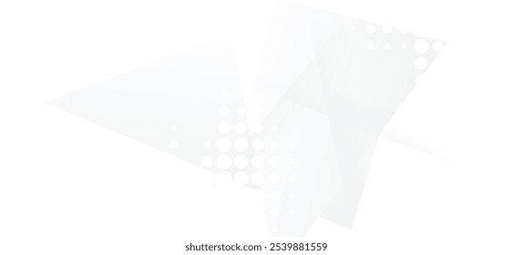 Projeto de fundo de luz branca geométrica mínima.