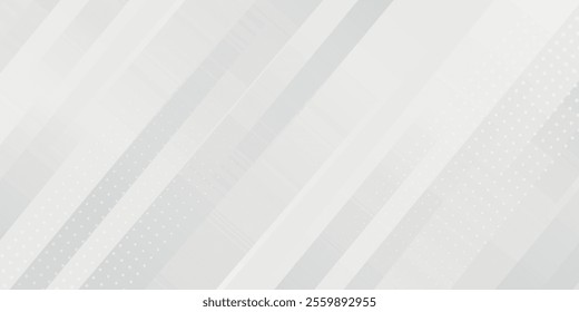 Minimal geometric white light background abstract design. vector EPS10.
