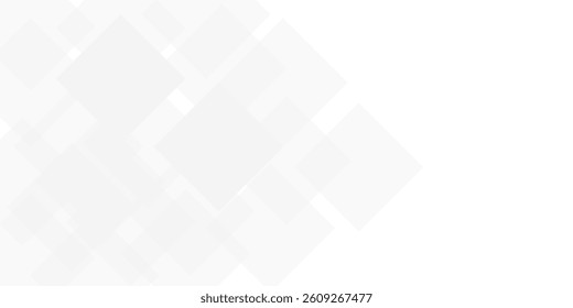 Minimal geometric white light background abstract design.