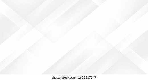 Minimal geometric white light background abstract design. vector EPS10.