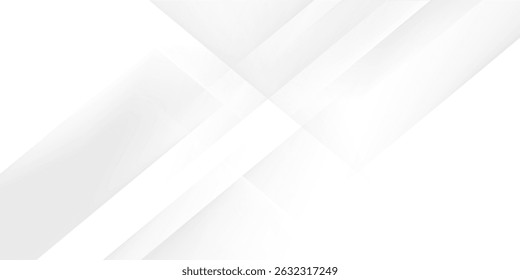 Minimal geometric white light background abstract design. vector EPS10.