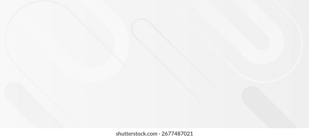 Minimal geometric white light background abstract design. Abstract white background.