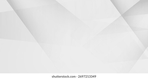 Minimal geometric white light background abstract design. Modern trendy design in Vector Illustration