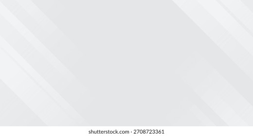 Minimal geometric white light background abstract design. Abstract white square shape with futuristic concept background