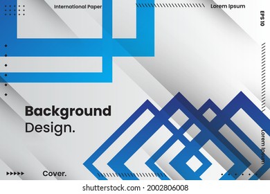 Minimal geometry abstract background design, multicolored template for copybook brochures and school books. Notebook paper. Brochure, book, magazine template.