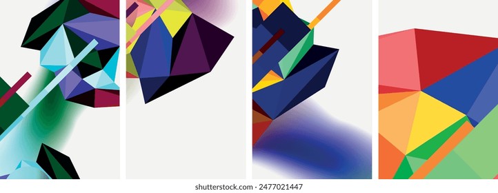 Minimal geometry. Circle, line and square design. Trendy techno business template for wallpaper, banner, background or landing