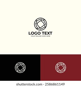 Minimal Geometry logo design template