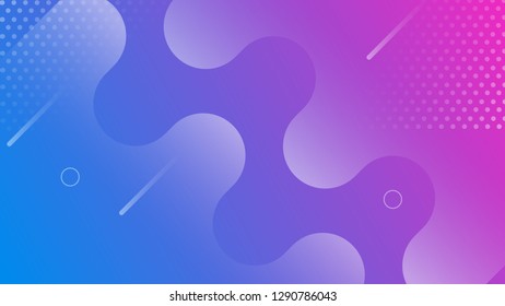 Fondo de degradado mínimo, Diseño de fondo de color líquido, Diseño futurista, ilustración vectorial