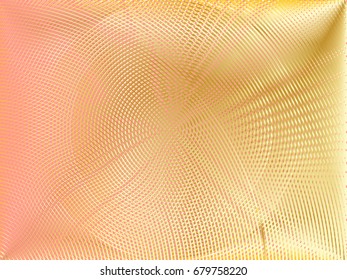 Minimal Gradient Pattern. Duo Tone Cover Design. Geometry Halftone Banner. Minimalist Hipster Broshure. Trendy Geometric Journal Cover. Bright Modern Vector Poster. Abstract Line Metallic Template. 