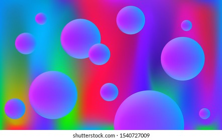 Minimal Graphic Design 3D Art Vector Illustration. Creative Blurred Vibrant Background, Violet Fluid Elements. Landing Page Concept Card, Banner, Poster, Cover, Flyer, Journal, Magazine, Template.
