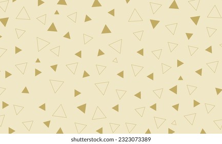Minimal graphic geometric triangle seamless memphis pattern ilustration.