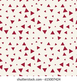 minimal graphic geometric triangle seamless memphis pattern