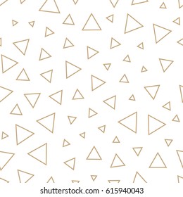 minimal graphic geometric triangle seamless memphis pattern