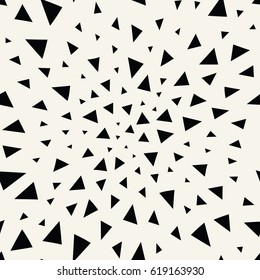 minimal graphic geometric triangle seamless memphis pattern