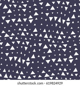 minimal graphic geometric triangle seamless memphis pattern