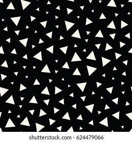 minimal graphic geometric triangle seamless memphis pattern