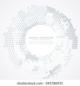 minimalgrauer Halbtonrahmen