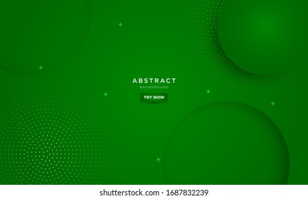 minimal green background, abstract creative circle, clean flat background, modern landing page concept vector.