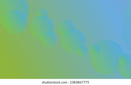 Minimal green geometric background. Dynamic shape composition. Vector illustration