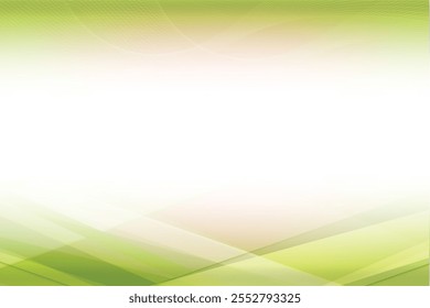 Fundo geométrico verde mínimo. Composição de formas dinâmicas. Conceito moderno para design gráfico, fundo, cartaz, ilustração vetorial
