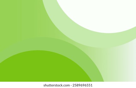 Minimal green geometric background. Dynamic shapes composition. Modern concept for graphic design, background, poster, Vector illustration