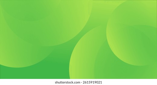 Minimal green geometric background. Dynamic shapes composition. Vector illustration