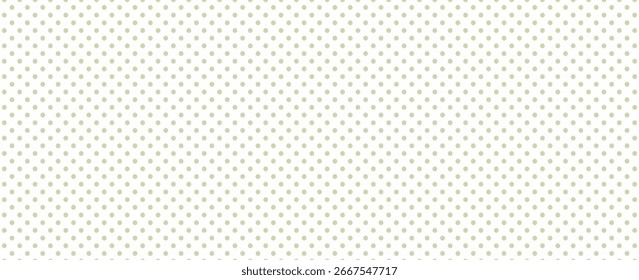 Minimal Green Polka Dot Seamless Pattern Background