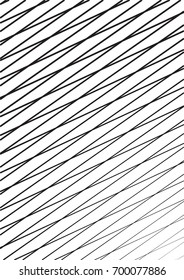 Minimal grey scale A4 cover design. Halftone vector diagonal intersected lines, modern business background. Vertical simple cover for presentation, network, computer technology clean poster background