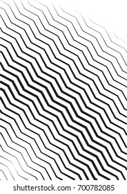 Minimal grey scale A4 cover design. Halftone vector diagonal zigzag lines, modern business background. Vertical simple cover for presentation, network, computer technology clean poster background.