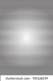 Minimal grey scale A4 cover design. Halftone vector horizontal straight lines, modern business background. Vertical simple cover for presentation, network, computer technology clean poster background.