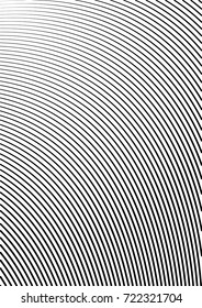 Minimal grey scale A4 cover design. Halftone vector bent uneven lines or stripes, modern business background. Vertical simple cover for presentation, network, computer technology clean background.