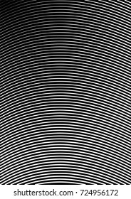 Minimal grey scale A4 cover design. Halftone vector bent uneven lines or stripes, modern business background. Vertical simple cover for presentation, network, computer technology clean background.