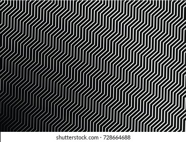 Minimal grey scale A4 cover design. Halftone blend vector diagonal lines or stripes business background. Horizontal simple cover for presentation, network, computer technology clean poster background.