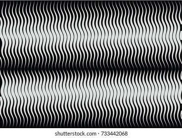 Minimal grey scale A4 cover design. Halftone blend vector diagonal lines or stripes business background. Horizontal simple cover for presentation, network, computer technology clean poster background.