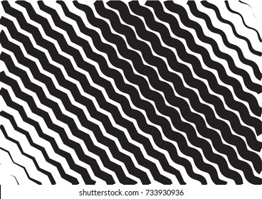 Minimal grey scale A4 cover design. Halftone blend vector diagonal lines or stripes business background. Horizontal simple cover for presentation, network, computer technology clean poster background.