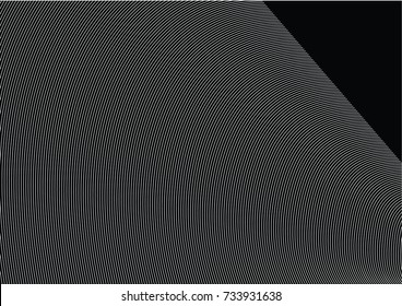 Minimal grey scale A4 cover design. Halftone blend vector diagonal lines or stripes business background. Horizontal simple cover for presentation, network, computer technology clean poster background.