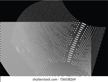 Minimal grey scale A4 cover design. Halftone blend vector diagonal lines or stripes business background. Horizontal simple cover for presentation, network, computer technology clean poster background.