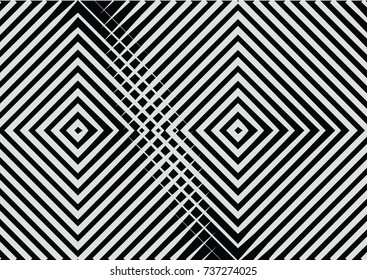 Minimal grey scale A4 cover design. Halftone blend vector diagonal lines or stripes business background. Horizontal simple cover for presentation, network, computer technology clean poster background.
