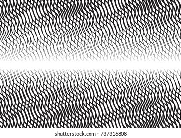 Minimal grey scale A4 cover design. Halftone blend vector diagonal lines or stripes business background. Horizontal simple cover for presentation, network, computer technology clean poster background.