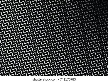 Minimal grey scale A4 cover design. Halftone blend vector diagonal lines or stripes business background. Horizontal simple cover for presentation, network, computer technology clean poster background.