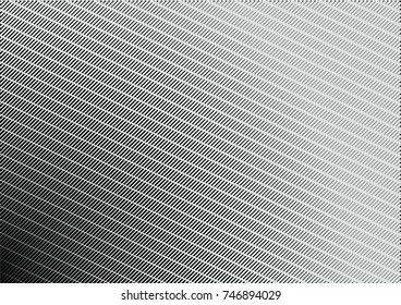 Minimal grey scale A4 cover design. Halftone blend vector diagonal lines or stripes business background. Horizontal simple cover for presentation, network, computer technology clean poster background.
