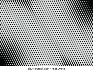 Minimal grey scale A4 cover design. Halftone blend vector diagonal lines or stripes business background. Horizontal simple cover for presentation, network, computer technology clean poster background.
