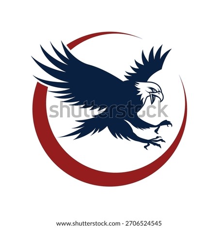 Minimal grip eagle vector illustration