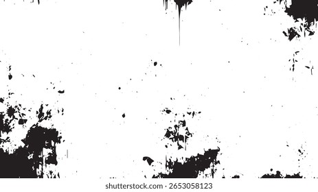 Fondo mínimo del borde de la salpicadura de la tinta del grunge con goteos y manchas, textura Abstractas de la superposición