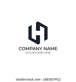 Minimal H logo।  H minimalist logo । h logo । abstract h logo । 