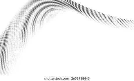Minimal Halftone Dot Wave Pattern Abstract Background for Website Backgrounds, Modern Posters, Business Presentations, Digital Art, and Clean Graphic Design Projects
