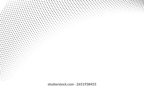 Minimal Halftone Dot Wave Pattern Abstract Background for Website Backgrounds, Modern Posters, Business Presentations, Digital Art, and Clean Graphic Design Projects