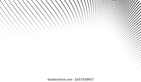 Minimal Halftone Dot Wave Pattern Abstract Background for Website Backgrounds, Modern Posters, Business Presentations, Digital Art, and Clean Graphic Design Projects